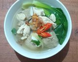 Foto langkah ke 8 dari resep Bakso Kuah Ayam Simpel.