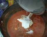 A picture of step 13 of Tandoori stuffed mushroom mattar masala (no garlic,no onion).