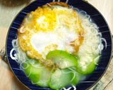 絲瓜麵線煎蛋湯的食譜步驟4照片