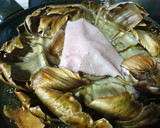 Foto del paso 5 de la receta: Flor de alcachofa con centro cremoso