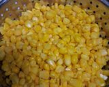 A picture of step 2 of Corn Tikki.