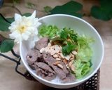 Hình bước làm 2 của món Bún thịt bò trụng