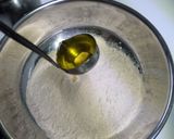 A picture of step 1 of Rajgira puri (faral).