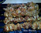 A picture of step 5 of Seekh Kabab.