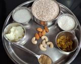 A picture of step 1 of Puffed Amaranth Halwa.