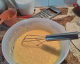 Foto del paso 5 de la receta: Torta invertida de frutas 🍌🍎🍒🍑