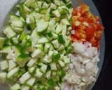 A picture of step 1 of Spong gourd sabji(gilki).