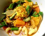 รูปขั้นตอนการทำที่ 3 ของ มักกะโรนีแกงส้มผักในสวน Garden Omelette Hot&Sour Macaroni Soup🍲