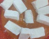 A picture of step 2 of Paneer satay stick restaurant style.
