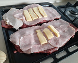 Foto del paso 1 de la receta: Carne Rellena con jamón y queso