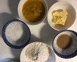 Hình bước làm 1 của món Bánh bao bí đỏ hoa hồng