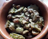 Foto del passaggio 4 della ricetta Fave e zucchine in agrodolce