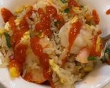 A picture of step 4 of Shrimp Fried Rice.