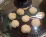 Foto langkah ke 7 dari resep Bakpia teflon/roti jadul isi unti kelapa.