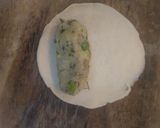 A picture of step 6 of Baked Ghughra chaat & Fried Ghughra.