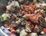 A picture of step 5 of Pasta mix vegetables salad.