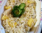 A picture of step 8 of Holay ka pulao.