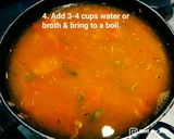 A picture of step 4 of Minestrone Soup.