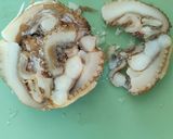 A picture of step 5 of Octopus Carpaccio.