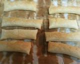Foto del paso 7 de la receta: Milhoja de langostinos con emulsión de mango