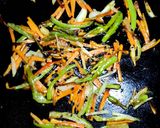 A picture of step 3 of Instant Fried pickles.