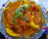 A picture of step 8 of Tomato kaju curry.