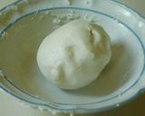 A picture of step 3 of Pall payasam with almond milk, rice dumplings, (Paal kozhukattai in Tamil).