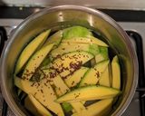 A picture of step 4 of Kancha Aamer Tok (Raw Mango Tok).