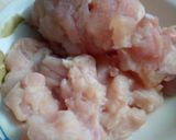 A picture of step 1 of Chicken Reshmi Kabab.