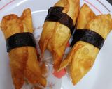 Gambar langkah 5 resipi Salmon Rangoon.