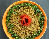A picture of step 3 of Soyabean Sabzi.