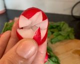 A picture of step 4 of How to carve flower radish.