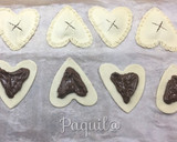 Foto del paso 2 de la receta: Corazones 💛 de mermelada y crema de cacao
