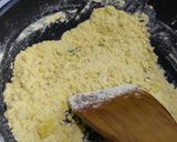 A picture of step 1 of Besan badam ladoo.
