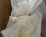 A picture of step 3 of Bougatsa – Greek custard parcel.
