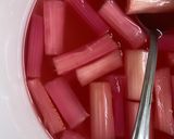 A picture of step 4 of Poached rhubarb.