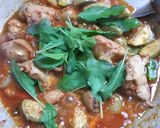 รูปขั้นตอนการทำที่ 3 ของ ผัดเผ็ดไก่เหนียว
