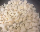 A picture of step 1 of Chorizo w/Papas.