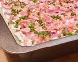 Hình bước làm 7 của món Tarte Flambée (Flammekueche) Tảo Spirulina - Bánh Tart Mặn Vùng Alsace