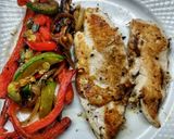 Foto del paso 1 de la receta: Pollo con verduras rápido en la plancheta