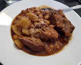 Foto del paso 7 de la receta: Costilla de cerdo guisada con garbanzos y patatas