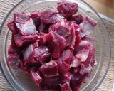 Marhapörkölt bográcsban recept fázis 1 fotója