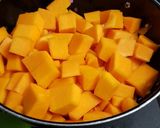 Une image de l'étape 1 de °velouté de butternut aux châtaignes °.