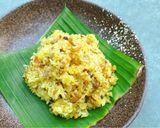Hình bước làm 5 của món Xôi Ngưu Bàng (Nấu Nồi Cơm Điện)
