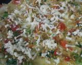 A picture of step 6 of Crepe egg rolls.