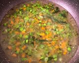 A picture of step 8 of South Indian Rava Upma.
