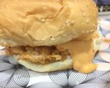 A picture of step 10 of Zinger Burger.