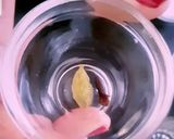 A picture of step 2 of Pudina chai.