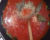 Foto del paso 3 de la receta: Fideos al huevo con pimentón ahumado y salsa de tomate con osobuco desgrasado