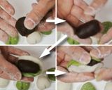 A picture of step 10 of Clover & Caterpillar - Jouyo Manju (Wagashi).